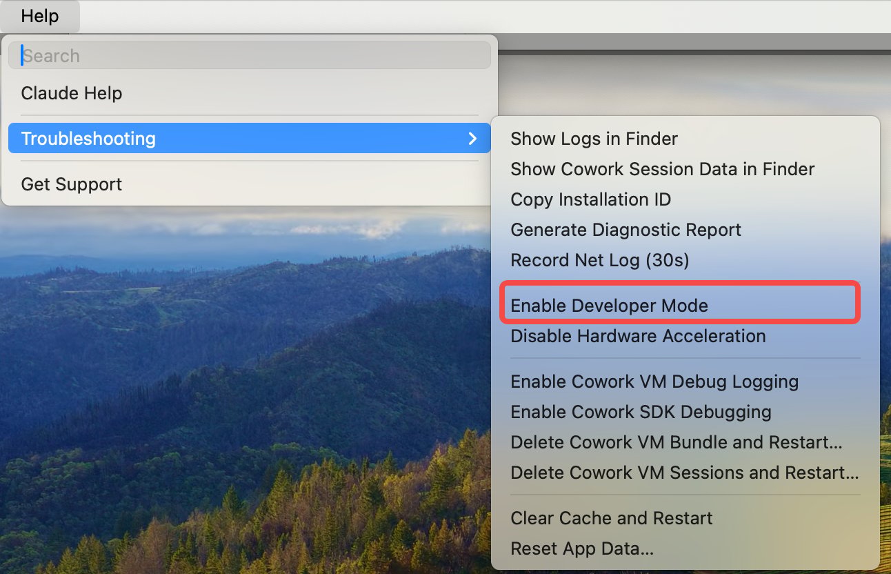启用 Claude Desktop 开发者模式